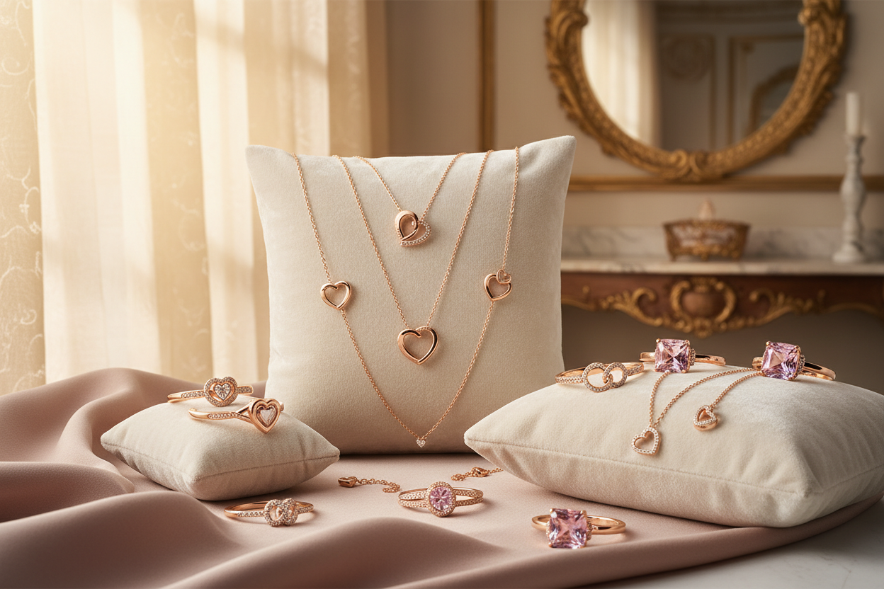 fait moi une bannière avec des bijoux 