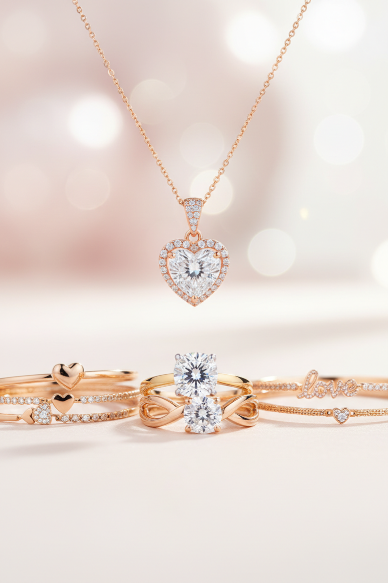 image mobile de bijoux "love" sans texte pour bannière